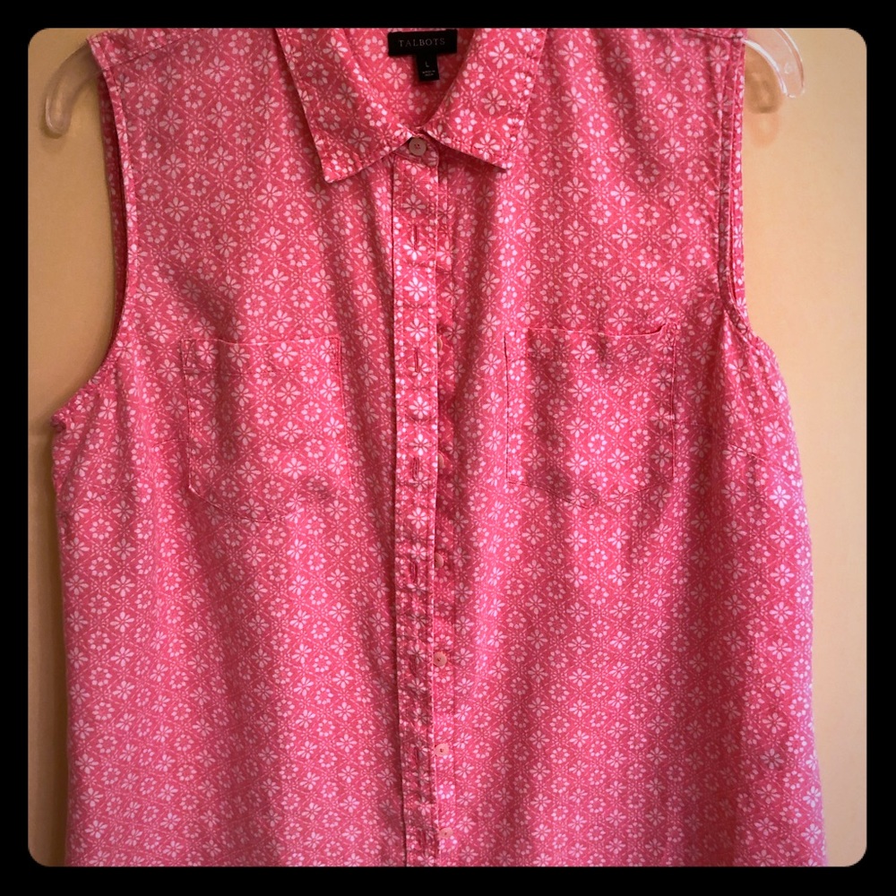 Talbots linen top